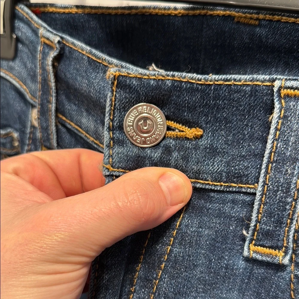 True Religion Blue Straight Jeans